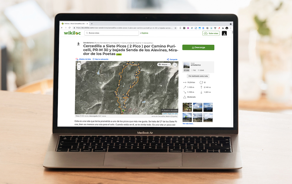 Un ordinador amb el mapa lidar de l'Institut Geogràfic Nacional a la pantalla